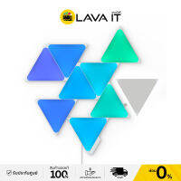 Nanoleaf NL47-0002TW-9PK Triangle (Starter Kit 9 Panels) แผงไฟแต่งห้องรูปสามเหลี่ยม (รับประกันสินค้า 2 ปี) By Lava IT