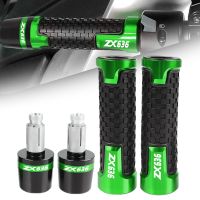 7/8 22mm For KAWASAKI ZX636 ZX 636 2019 2020 CNC Street Racing Motorcycle Racing Grips Motorbike Handle and end Handlebar Grip