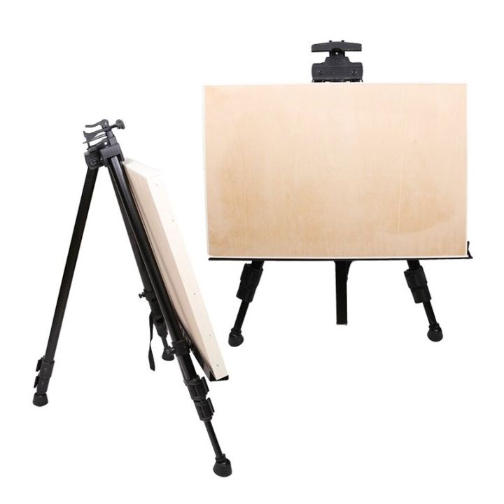 adjustable-metal-telescopic-triangle-easel-sketch-travel-drawing-easel-supplies-stable-lightweight-retractable-easel-portable
