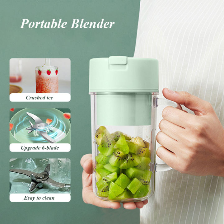 Portable Mini Juicer Straw Cup Juicing Cup USB Rechargeable Electric Juicer  Fruit Milkshake Blender.1PACK