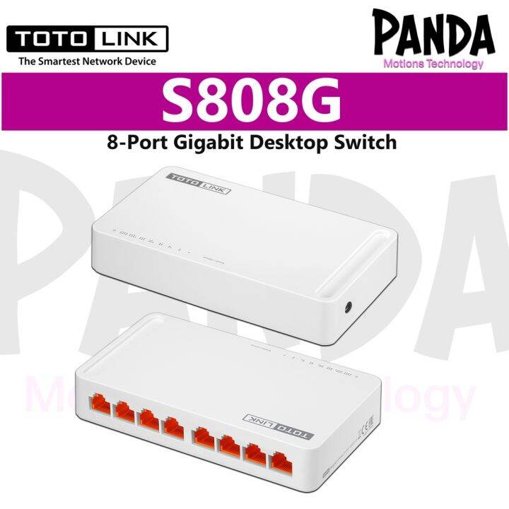 Totolink 8-Port Gigabit Desktop Switch (S808G) | Lazada