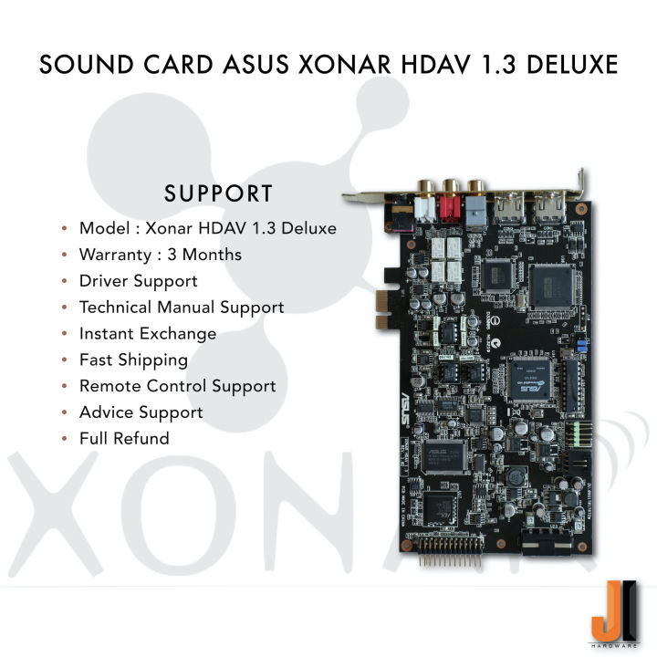 sound-card-asus-xonar-hdav-1-3-deluxe-2-1-channel-pci-e-second-hand