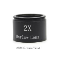 ZZOOI Datyson 1.25 Inch 2x Barlow Lens Pure Optical Glass Lens Broadband Coating for Telescope Eyepiece Ocular