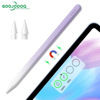 GOOJODOQ ปากกาสไตลัสดินสอ GD13สำหรับดินสอปากกา Ipad Air 4 5 Pro 11 12.9 Mini 6พร้อมชาร์จไร้สายสำหรับดินสอ2