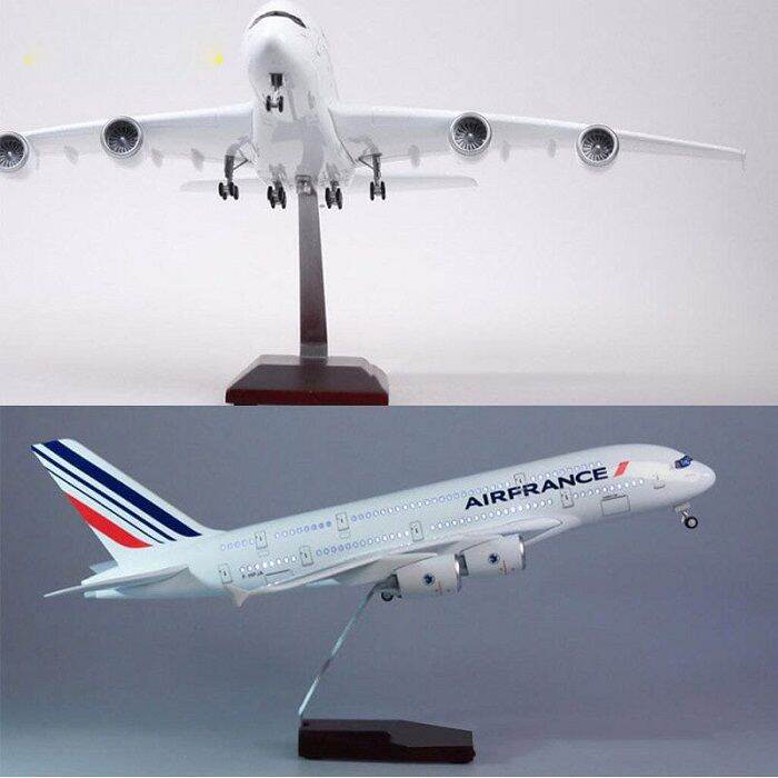 Mô hình máy bay Viet Nam Airlines A350 dài 47 cm có đèn led