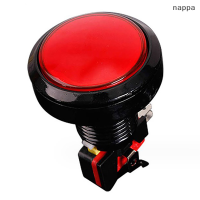 ✨[nappa] 1ชิ้น45มมปุ่มกดอาร์เคดสวิตช์ปุ่ม LED ไมโครสวิตช์เปิดปิด12V สีเขียว เหลือง แดง ขาว น้ำเงิน