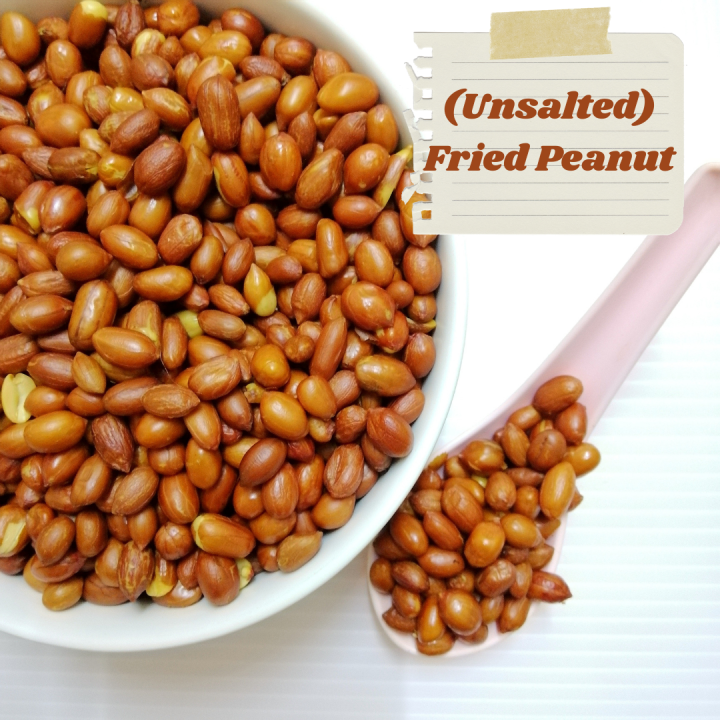 (Less Oil) Fried Peanuts No Salts 500g / Kacang Tanah Goreng Tiada