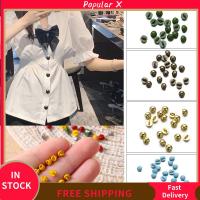 POPULAR X 20pcs 10 สี อุปกรณ์เย็บรองเท้า DIY มินิ หัวเข็มขัด กระดุมเห็ดตุ๊กตา 1/6 ตุ๊กตาเสื้อผ้า หัวเข็มขัดขนาดเล็กพิเศษ