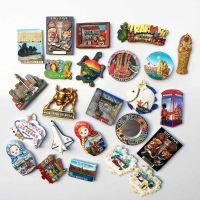 Cultural Landscapes Around The World Tourist Souvenirs Magnet Refrigerator Stickers United States Russia Spain Souvenirs 【Refrigerator sticker】✸ﺴ