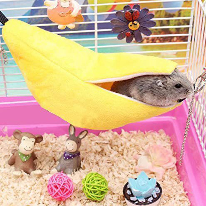 ที่นอนกล้วยสัตว์เล็ก-ที่นอนกล้วยกระรอก-ที่นอนหนูแฮมเตอร์-ที่นอนแขวนกรง-small-pet-banana