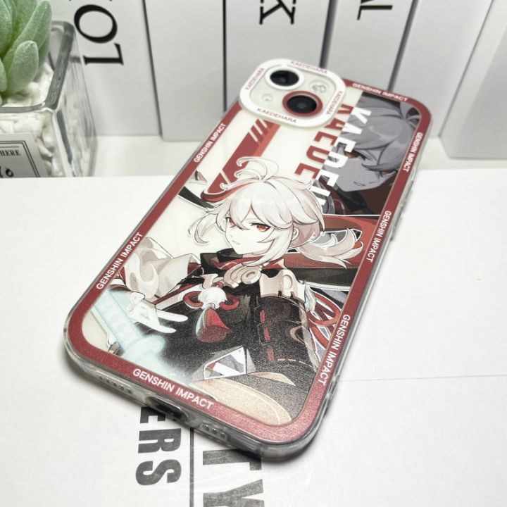 เคสโทรศัพท์สำหรับ-iphone-11-12-13-pro-max-14-pro-max-xs-max-xr-14-plus-78-plus-se-2022-6s-เคสใส่โทรศัพท์-angel-eyes-genshin-impact-tao-kaedehara-shenhe-wanderer-ซิลิโคนนิ่มใสป้องกันทุกส่วนของเครื่องป้