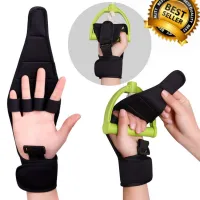 ถุงมือปั่นจักรยานกายภาพ 1 ข้าง นิ้วสอด ถุงมือดึงรอก (Bicycle Hand Support) ถุงมือดึงรอกบริหารไหล่ กล้ามเนื้ออ่อนแรง เส้นเลือดในสมองแตก อัมพาต