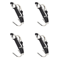 KEEP DIVING Scuba Diving Double Dual Stainless Steel Reef Drift Hook with Line and Clips Hook for Current Dive Underwater