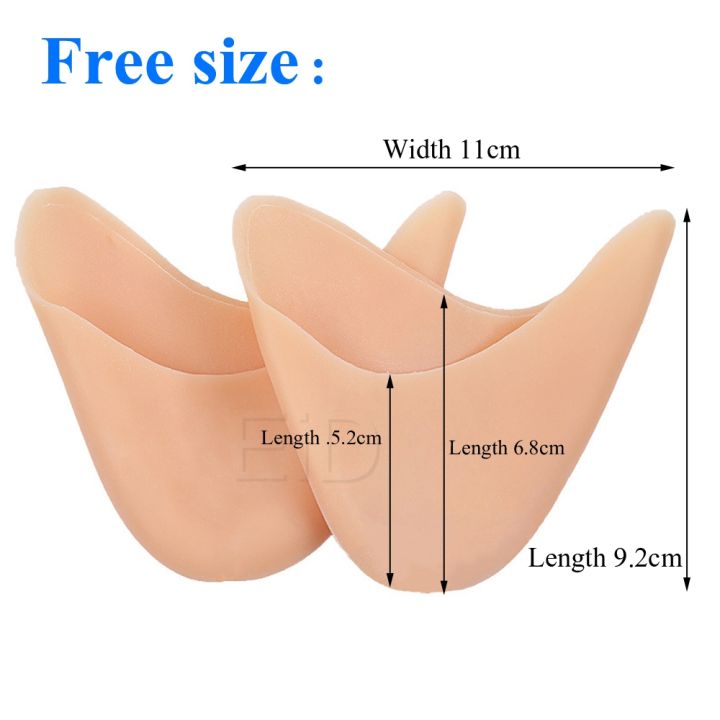 soft-silicon-gel-toes-forefoot-pads-for-women-high-heels-half-insoles-calluses-corns-foot-pain-care-absorbs-shock-socks-toe-pad