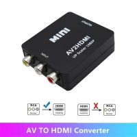 △♟✠ AV2HDMI RCA AV/CVSB L/R Video to HDMI-compatible AV Scaler Adapter HD Video Converter Box 1080P Support NTSC PAL