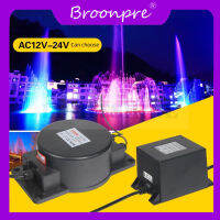 BROONPRE แหล่งจ่ายไฟหม้อแปลงแอลอีดีกันน้ำ AC220V เป็น12V/24V สำหรับไฟสระว่ายน้ำสปอตไลท์แสงน้ำตกใต้น้ำ