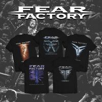 T-shirt  เสื้อยืด พิมพ์ลาย Fear Factory Series DTG Cornit