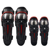 【cw】 Outdoor Motorcycle Gears Knight off-Road Motorcycle Riding Knee and Elbow Pad Windproof Four-Piece Gear ！