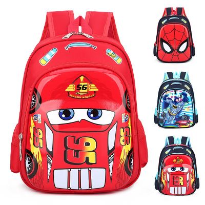 Disney car Kid Cartoon McQueen bag for School children kindergarten backpack boy girl handbag book bag