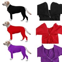 Dog Clothes Recovery Body Suit Post Surgery Protection Long Sleeves Bodysuit Jumpsuit For Dog E Collar Alternative For Anti-Lick