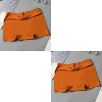 Pcs/Set Silk Seamless Underwear Women Boxer Shorts Ladies Panties Safety Pants Soild Female Tangas High Waist Lin