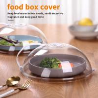 ETXFood Cover Microwave Oven Dish Pan Lid Plate Stove Cover Cookware Lid Transparent Anti-Splash Cap With  Handle