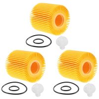 04152-YZZA1 Oil Filter Kit for Sienna for ES300H ES350 IS200T RX350 RX450H (Pack of 3)