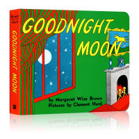 ภาษาอังกฤษ Original Goodnight Moon Good Night หนังสือกระดาษแข็ง60th ฉบับฉลองครบรอบ Wu Minlan Liao Caixing รายการหนังสือภาพคลาสสิกหนังสือติดตุ๊กตามาร์ควินเทอร์สีน้ำตาล Runout กระต่าย Co-ไรท์