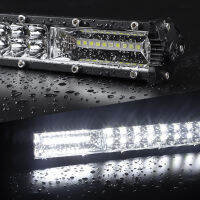 7นิ้ว Ultra Slim Led Light Bar Spot Beam ขับรถหมอกทำงานสำหรับ Jeep Auto รถจักรยานยนต์ Off-Road รถ SUV รถบรรทุก4X4 12V 24V