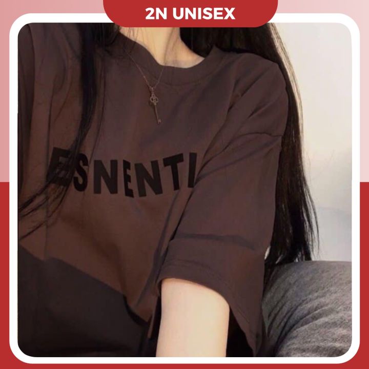 Áo Thun Tay Lỡ Form Rộng - Áo Phông Nam Nữ Oversize - T Shirt Essentials - 2N  Unisex | Lazada.Vn