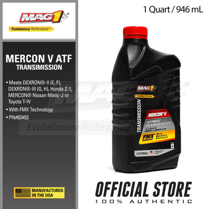 1 QUART] Motorcraft Mercon V Transmission Fluid - Genuine