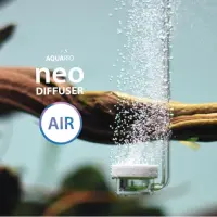 AQUARIO NEO AIR DIFFUSER หัวกระจายอากาศ หัวกระจายอ๊อกซิเจน O2 แบบติดกระจก ให้เม็ดฟองละเอียดกว่าหัวทรายปกติ