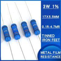 20pcs 3W 1 Metal Film Resistor 0.1R-4.7MR ohm DIP resistance Watts3 Precision1 Various specifications are available resistencias