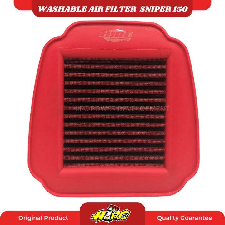 MOTORCYCLE HIRC WASHABLE AIR FILTER SNIPER 150 Lazada PH