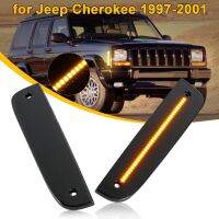 Auto Seite Marker Licht Kotflügel Ecke LED Gelb Bernstein Parkplatz Lichter Für Jeep Cherokee 1997-2001