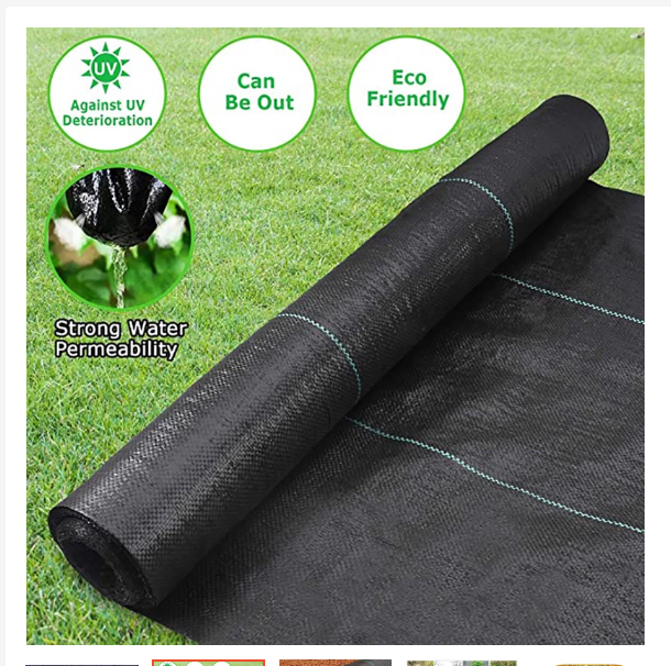 1x10m/2x5m/2x10m Garden Weeding Control Membrane Ground Cover Landscape ...