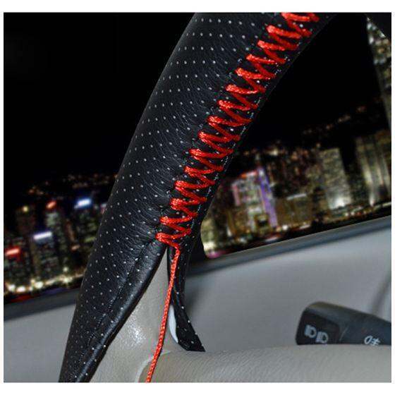 new-universal-braid-on-the-steering-wheel-pu-leather-car-steering-wheel-cover-to-cover-the-entire-single-connector-38cm