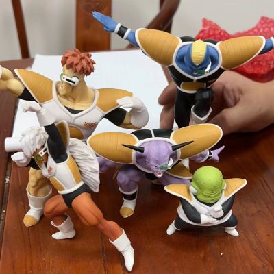 ZZOOI 5pcs Dragon Ball Figure Ginyu Force Jeice Ginyu Guldo Recoom Burter Action PVC Amine Collection Model Toys for Children Gifts