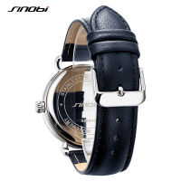 SINOBI Fashion Original Design Mens Calender Leather Watches Casual Man Watch Business Male Quartz Wristwatches Reloj Hombre