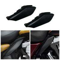 Deflectors กรอบกลางรถจักรยานยนต์สีดำสำหรับ CVO Road King Street Tri Glide