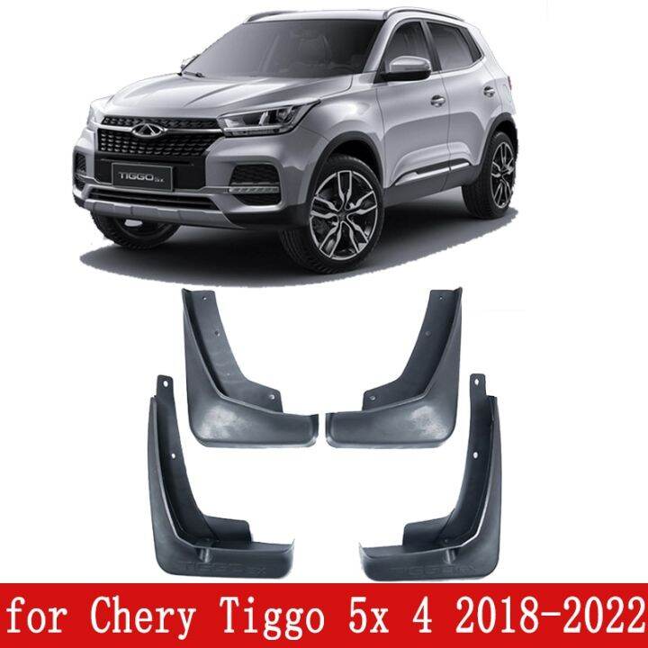 สำหรับ-chery-tiggo-4-e-5x-pro-2022-2021-2020-2019-2018บังโคลนแผ่นบังโคลนการกระเด็นล้อหน้าป้องกันบังโคลนอุปกรณ์ตกแต่งรถยนต์