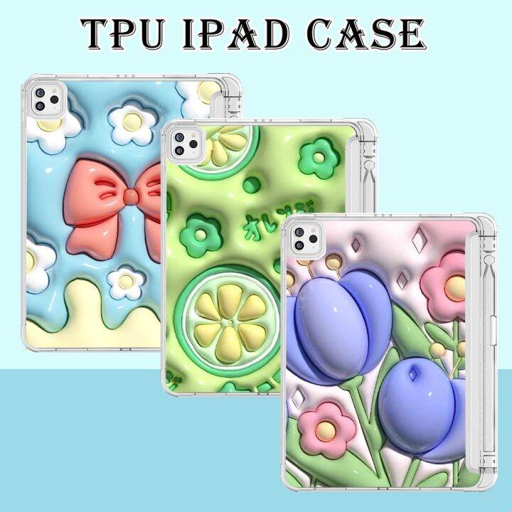 เคส-ลายกระต่าย-พร้อมปากกา-สําหรับ-ipad-air4-10-9-gen-10-2022-gen5-gen6-9-7-gen7-gen8-gen9-10-2-air5-pro11-2018-2020-mini4-5