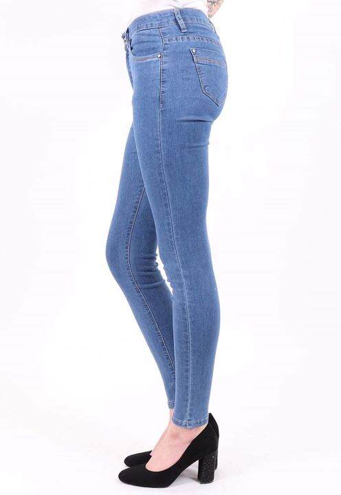 Women Skinny Blue Jeans Lazada