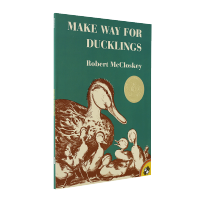 Make way for Ducklings childrens Book Robert McCluskey caddick Gold Award Wang Peiyu book list pencil drawing style paperback