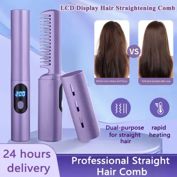 Hair straightener clearance with rolling cylinder