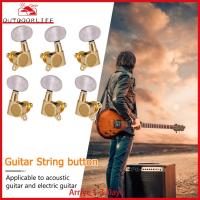 6pcs Guitar Tuning Pegs Easy To Tune Left/Right Full-Closed Electric Guitar Tuning Pegs Musical Instruments Accessories