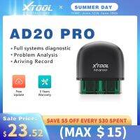 XTOOL Advancer AD20PRO All Systems Diagnostic Bluetooth OBD2 Scanner Car Code Readers &amp; Scan Tools for iPhone &amp; Android