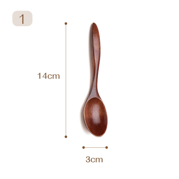 ช้อนไม้แยมช้อนขนาดเล็กกาแฟช้อนแยมขนาดเล็กช้อนไม้ขนาดเล็กช้อนคันเล็กช้อนช้อนไม้