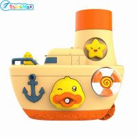 Baby Bath Toys Cartoon Duck Animal Bathroom Water Toys With Suction Cup For Birthday Gifts