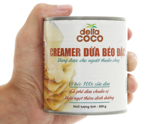 Creamer dừa béo đặc delta coco cô đặc từ 100% nước cốt dừa bến tre - ảnh sản phẩm 1